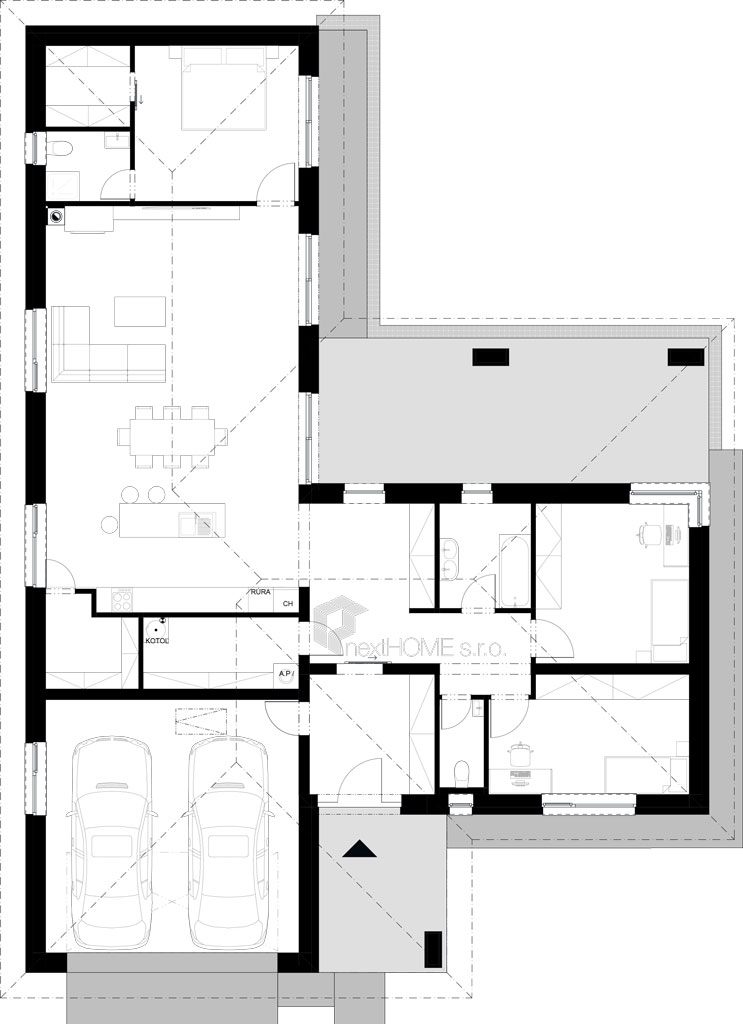 Trávnik - rodinný dom nad 150 m2